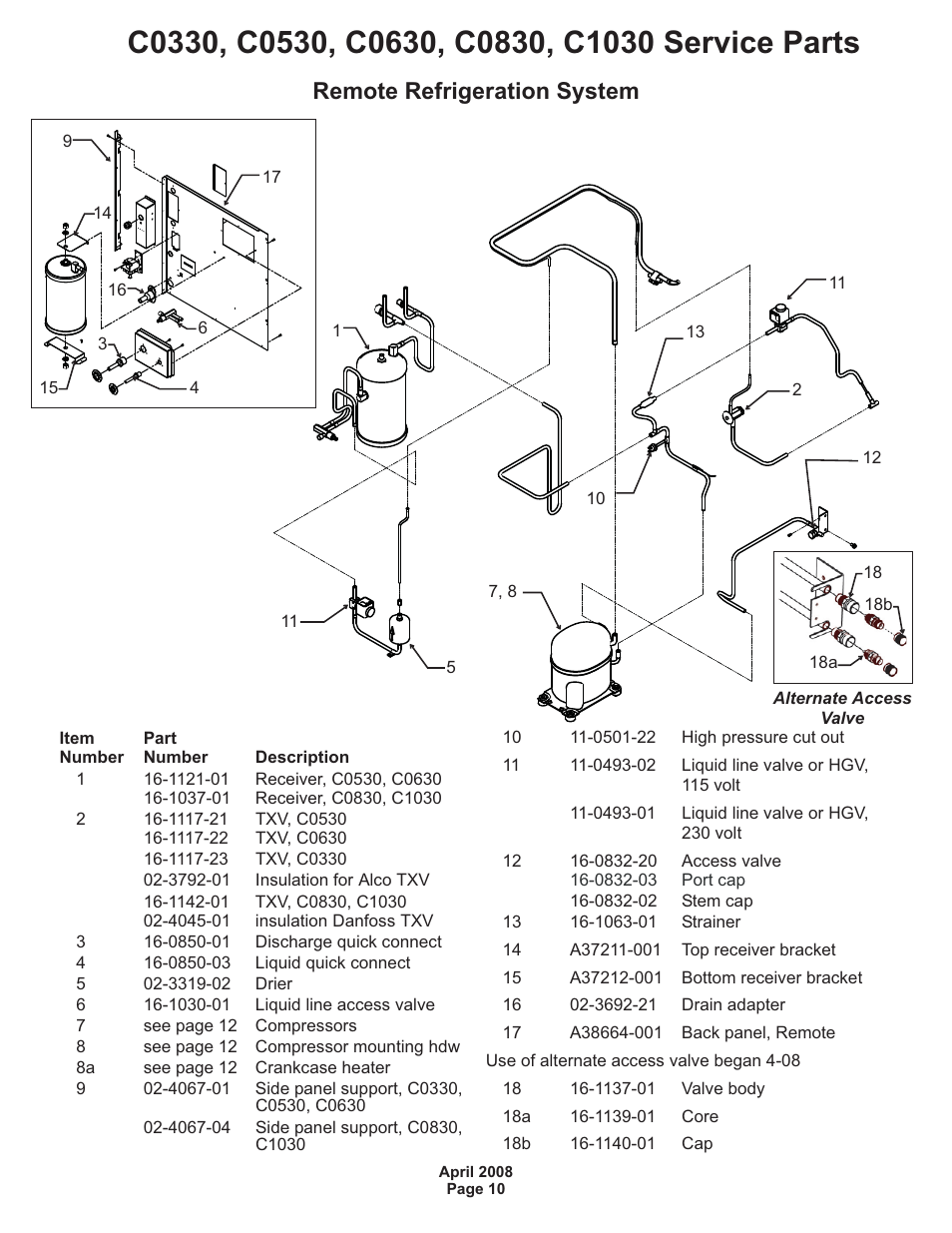 Remote refrigeration system | Scotsman Ice Prodigy C0630 User Manual | Page 10 / 13