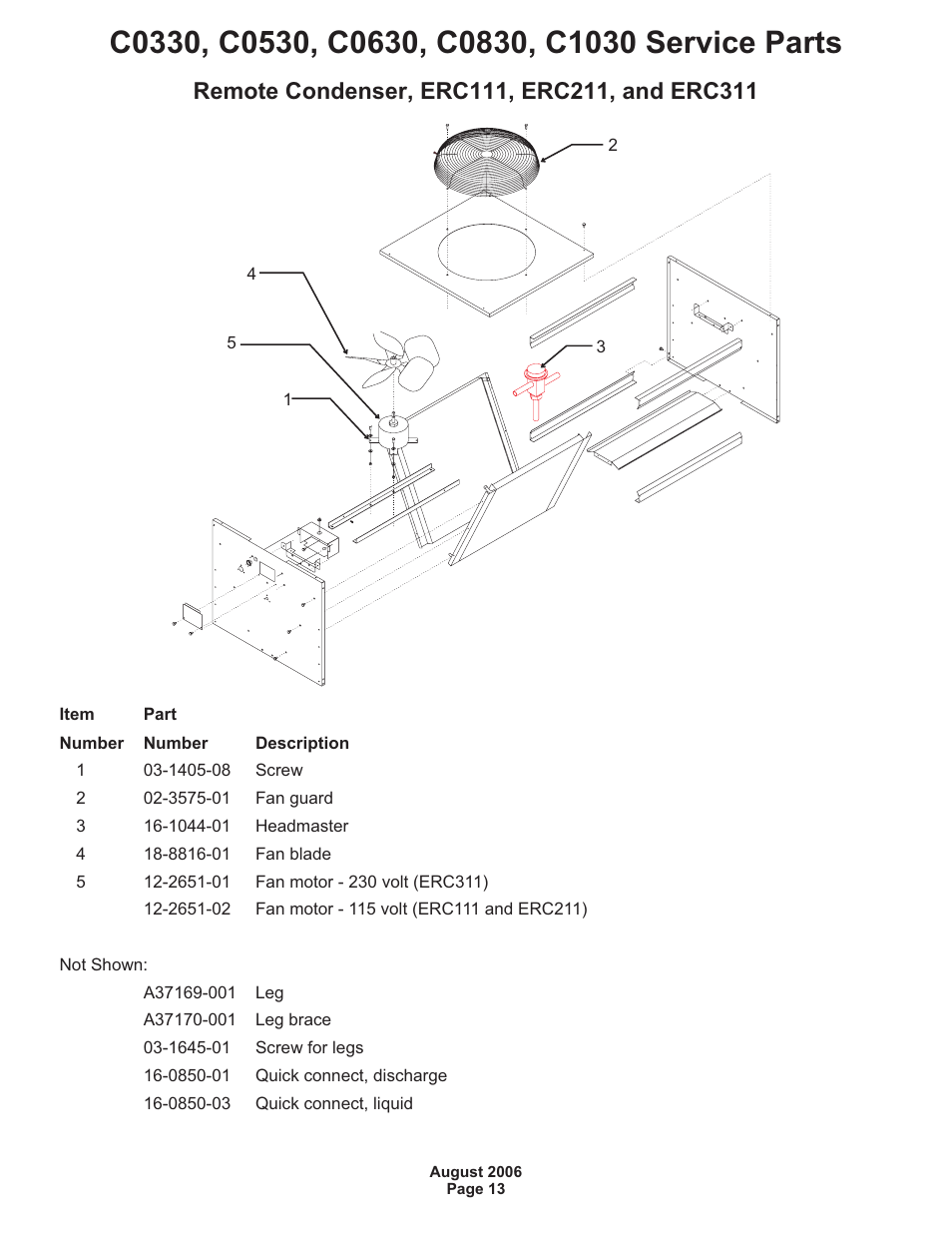 Scotsman Ice Prodigy C0630 User Manual | Page 13 / 13