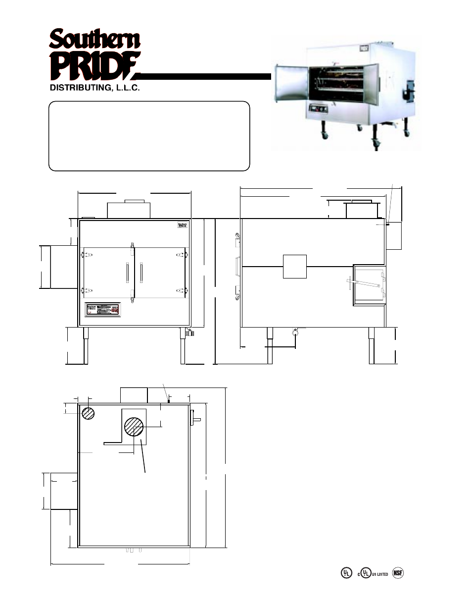 Model spk-700-sl, Specifications, Spk-700-sl | Southern Pride SPK-700-SL User Manual | Page 10 / 25