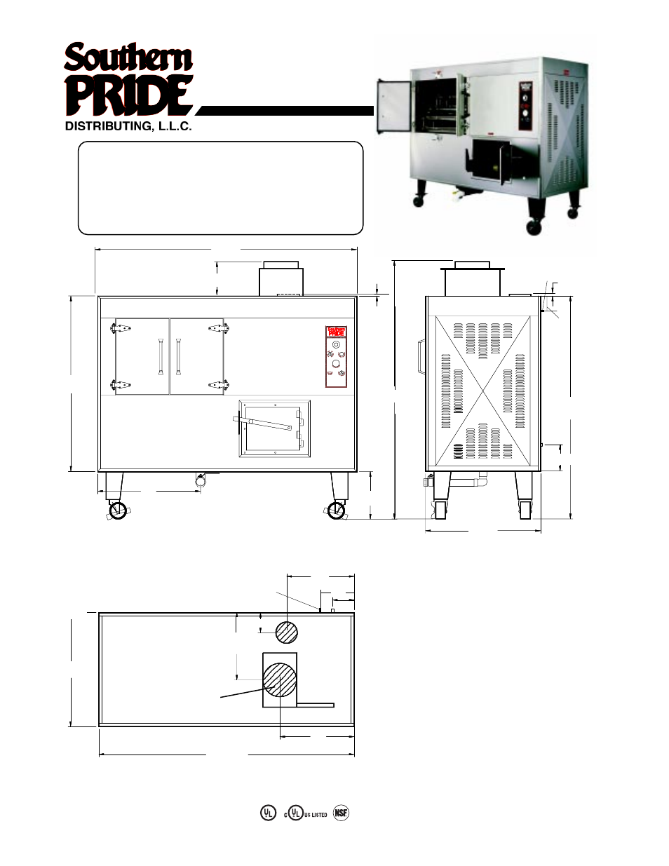 Model bbr-79-1, Specifications | Southern Pride SPK-700-SL User Manual | Page 12 / 25