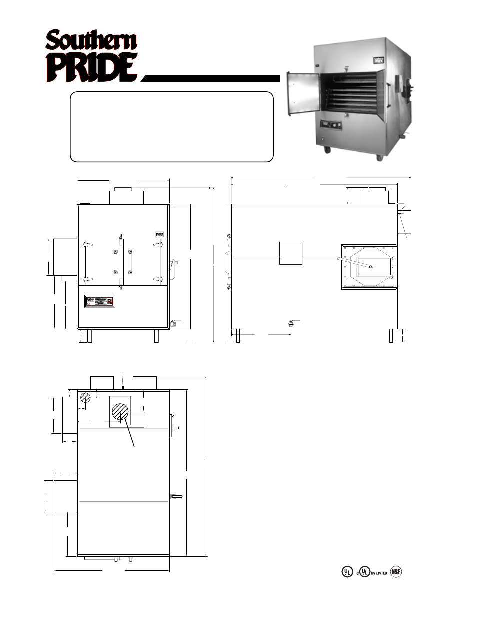 Model xlr-1400-sl, Xlr-1400-sl, Specifications | Southern Pride SPK-700-SL User Manual | Page 22 / 25