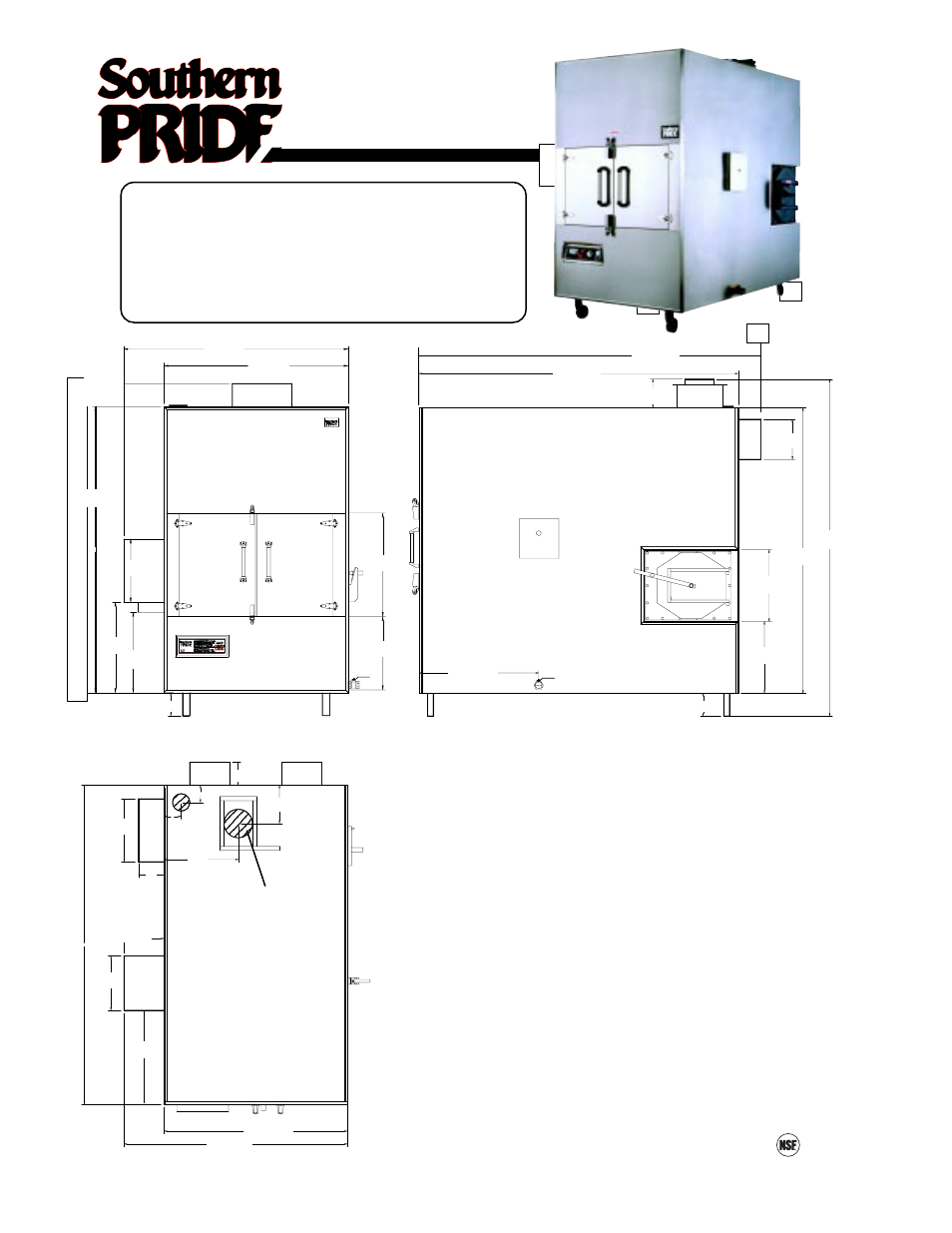 Specifications | Southern Pride SPK-700-SL User Manual | Page 24 / 25