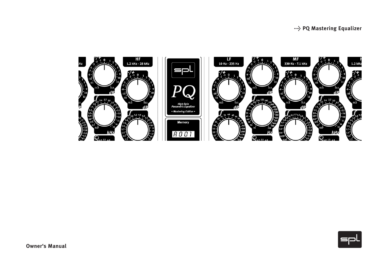 Sound Performance Lab PQ Mastering Equalizer User Manual | 12 pages