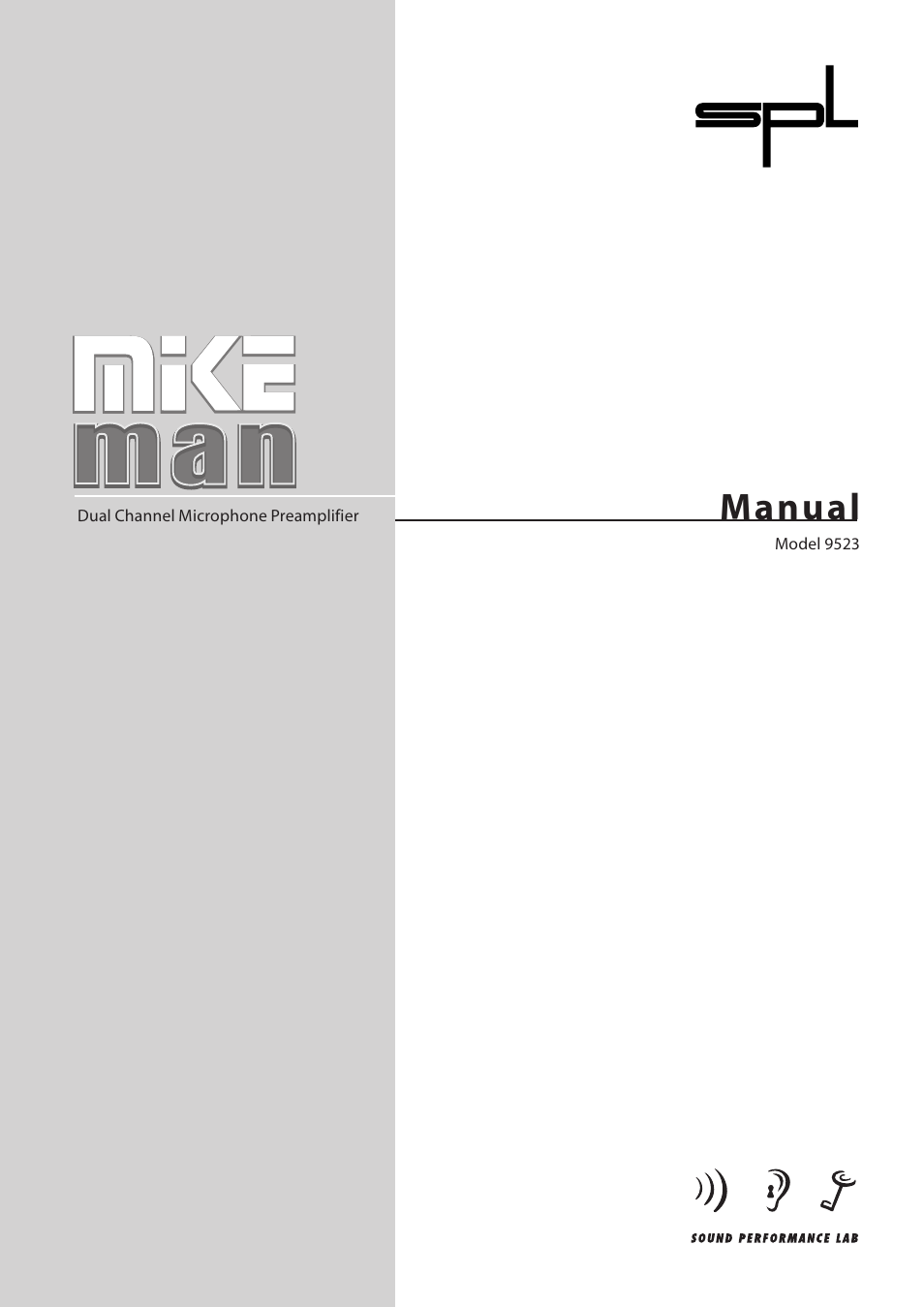 Sound Performance Lab 9523 User Manual | 10 pages