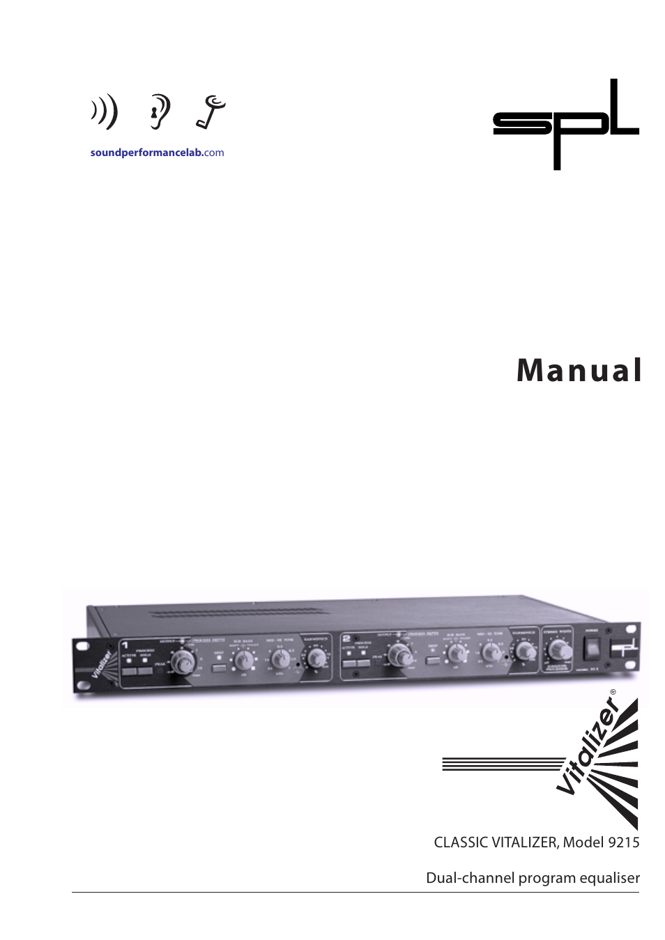 Sound Performance Lab Classic Vitalizer 9215 User Manual | 15 pages