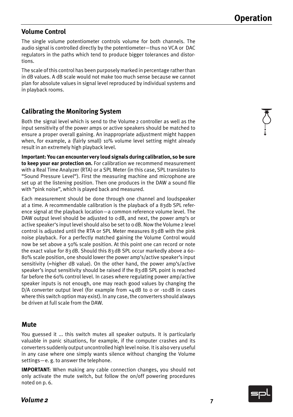 Operation | Sound Performance Lab Analog Mixer User Manual | Page 7 / 12