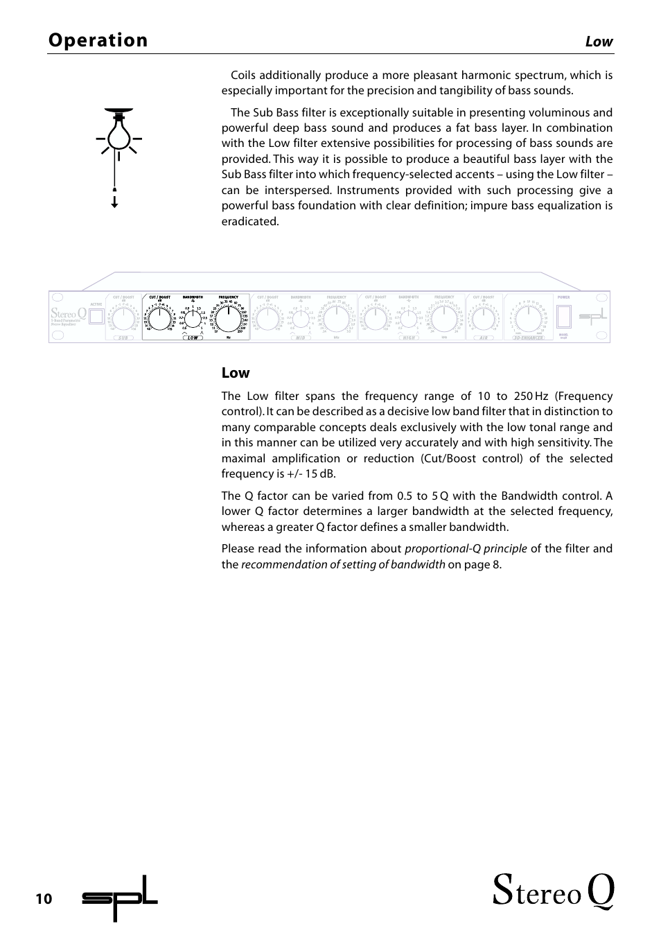 Operation | Sound Performance Lab 2048 User Manual | Page 10 / 16