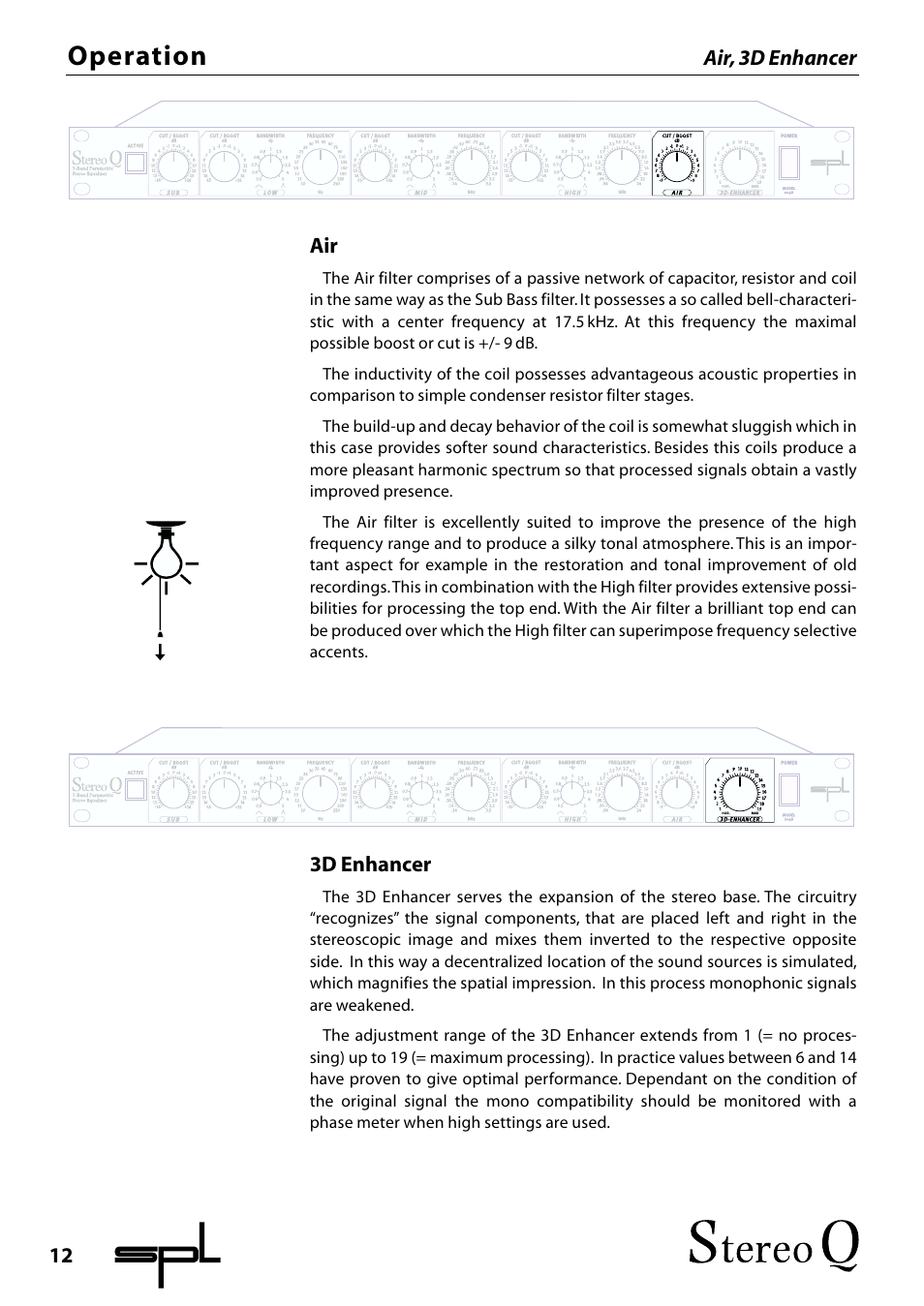 Operation | Sound Performance Lab 2048 User Manual | Page 12 / 16
