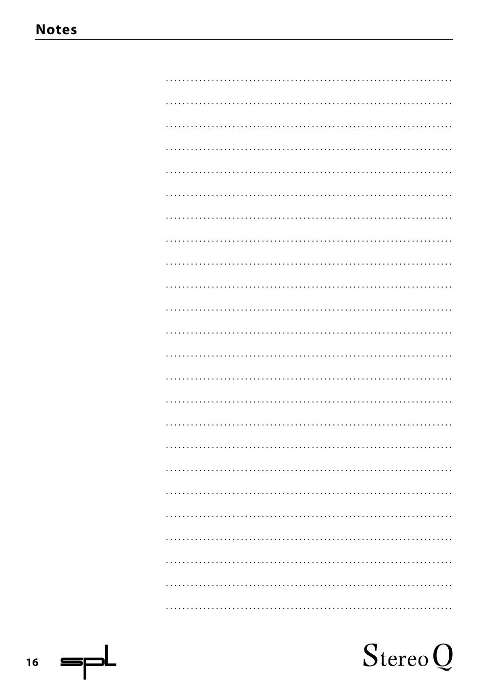 Sound Performance Lab 2048 User Manual | Page 16 / 16