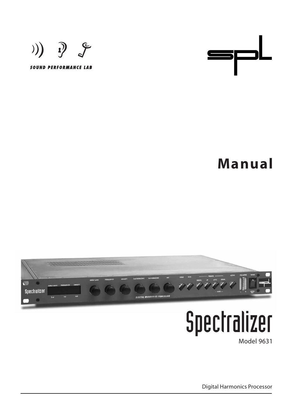 Sound Performance Lab 9631 User Manual | 17 pages