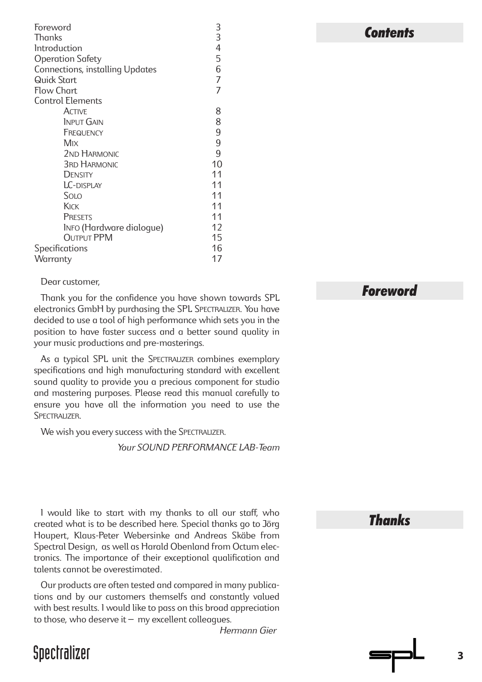 Sound Performance Lab 9631 User Manual | Page 3 / 17