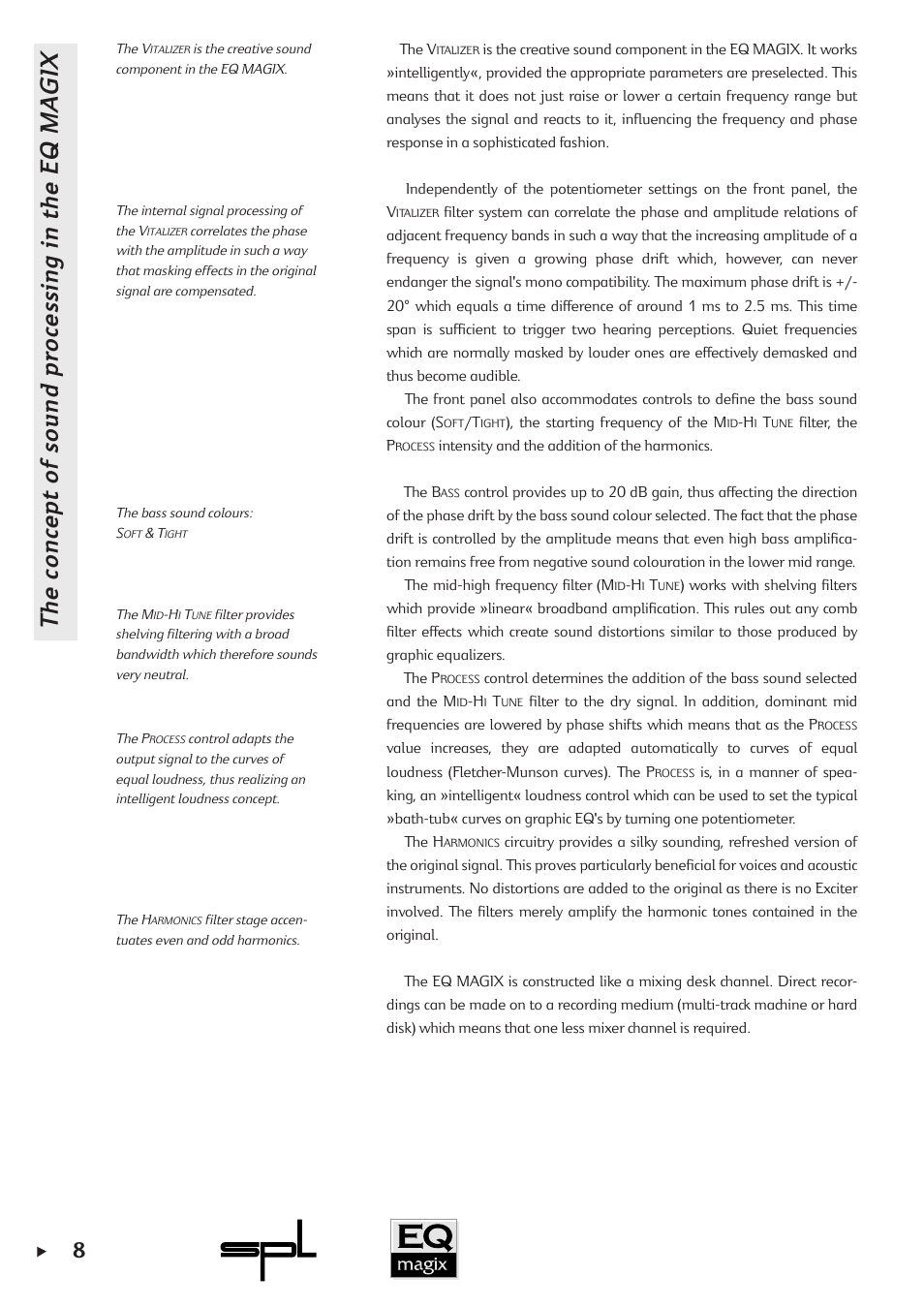 The concept of sound processing in the eq magix | Sound Performance Lab EQ MAGIX User Manual | Page 8 / 30