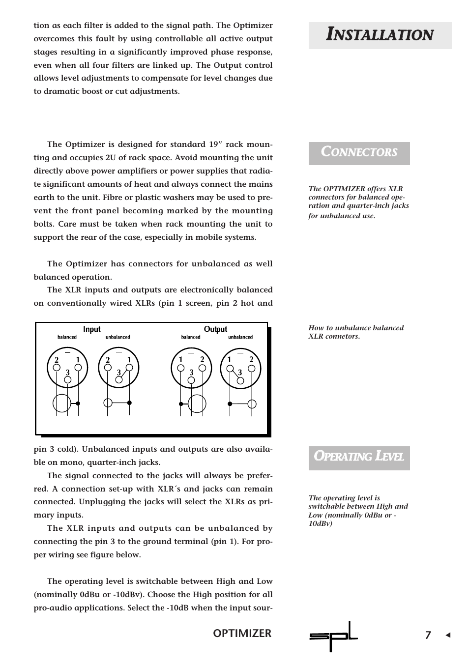 Nns st ta al ll la at tiio on n c c | Sound Performance Lab Parametric Equalizer User Manual | Page 7 / 27