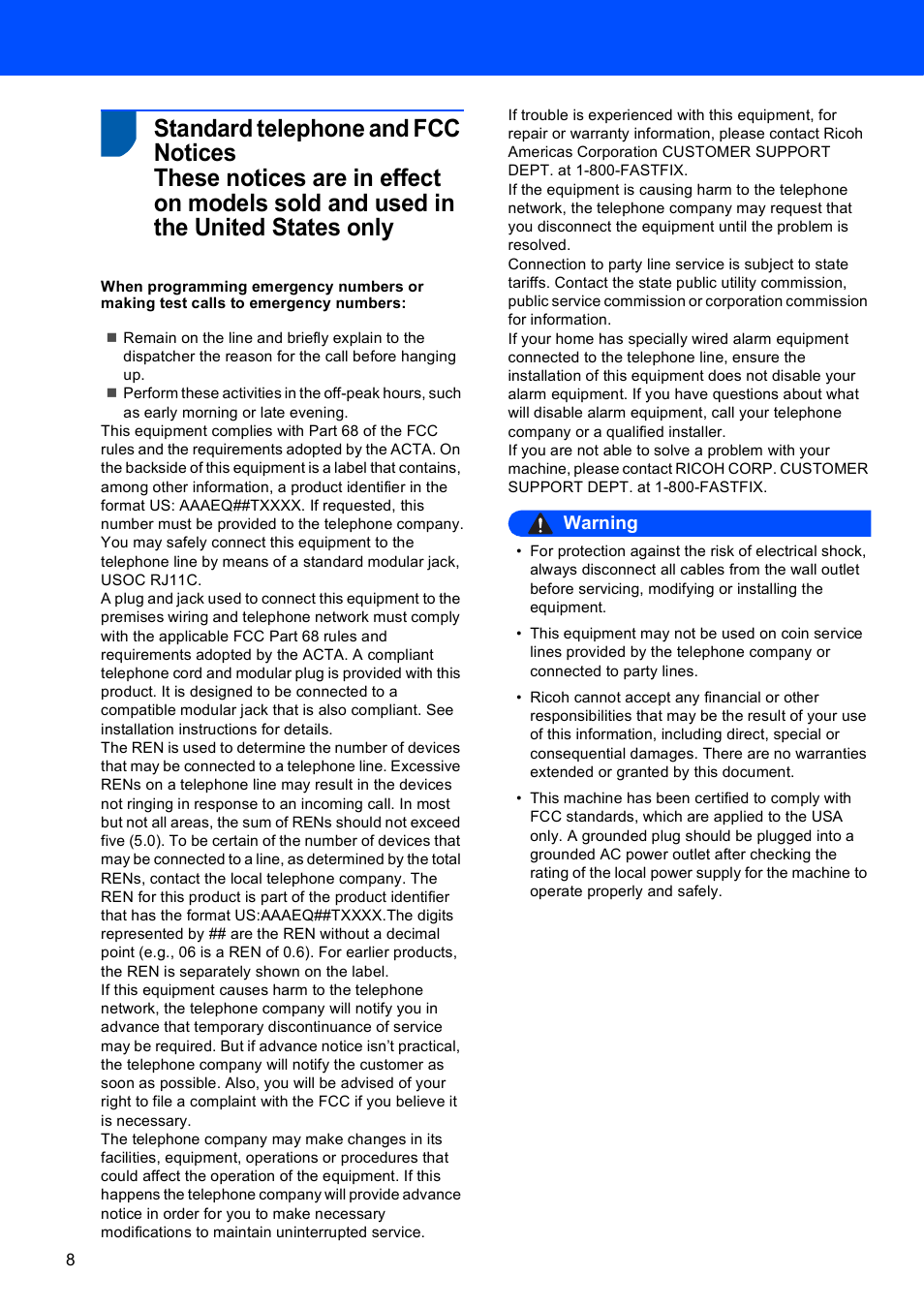 Scanport Ricoh SP 1200SF User Manual | Page 10 / 36
