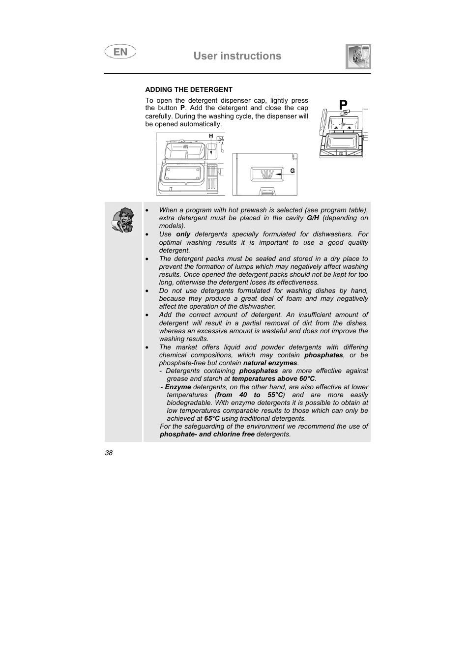 User instructions | Smeg BLV1NE User Manual | Page 26 / 37