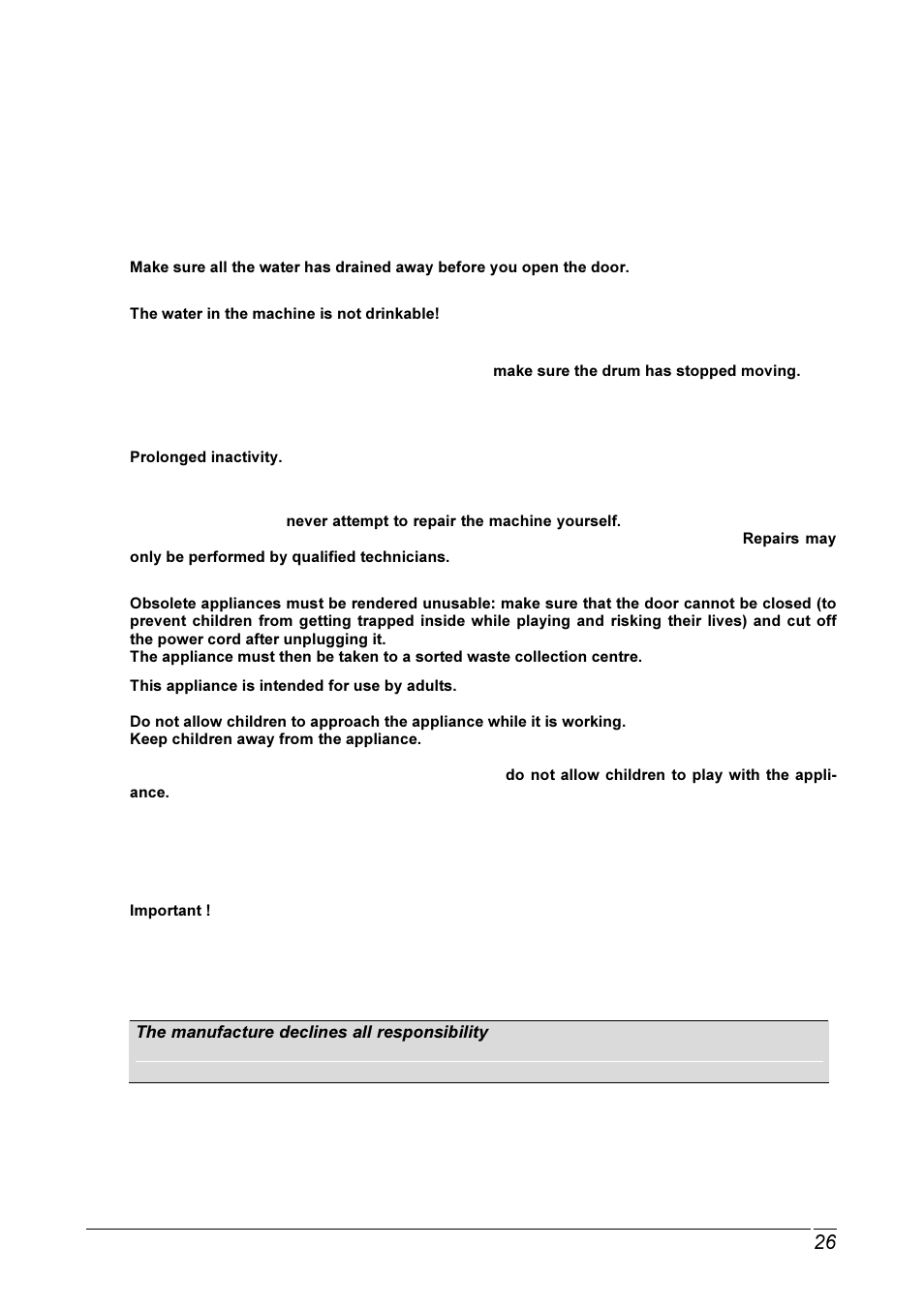 Smeg SLB12SB User Manual | Page 4 / 24