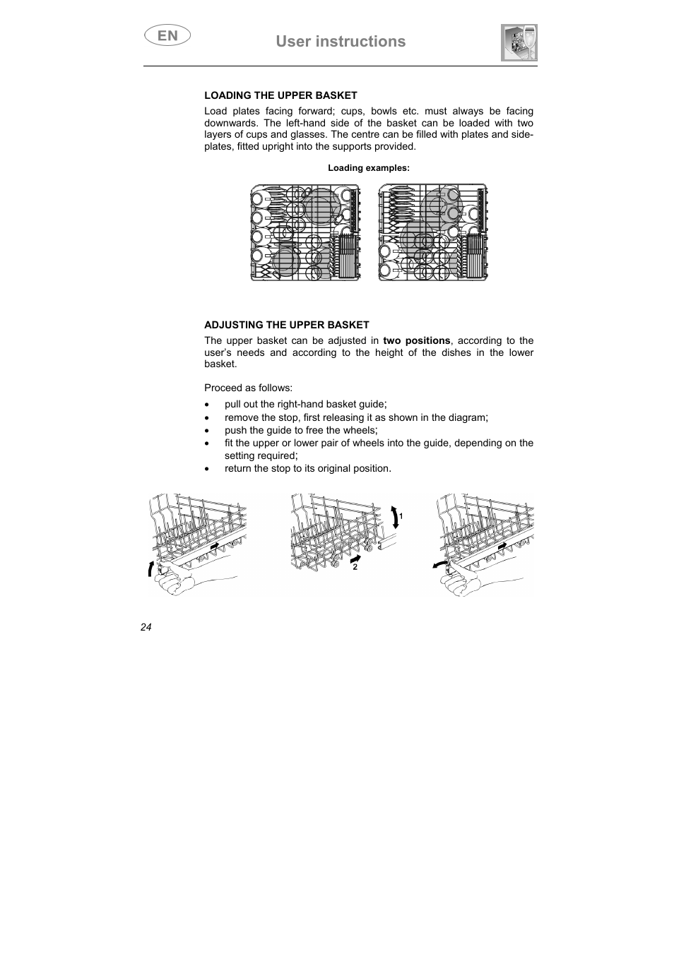 User instructions | Smeg CA01-5 User Manual | Page 25 / 30