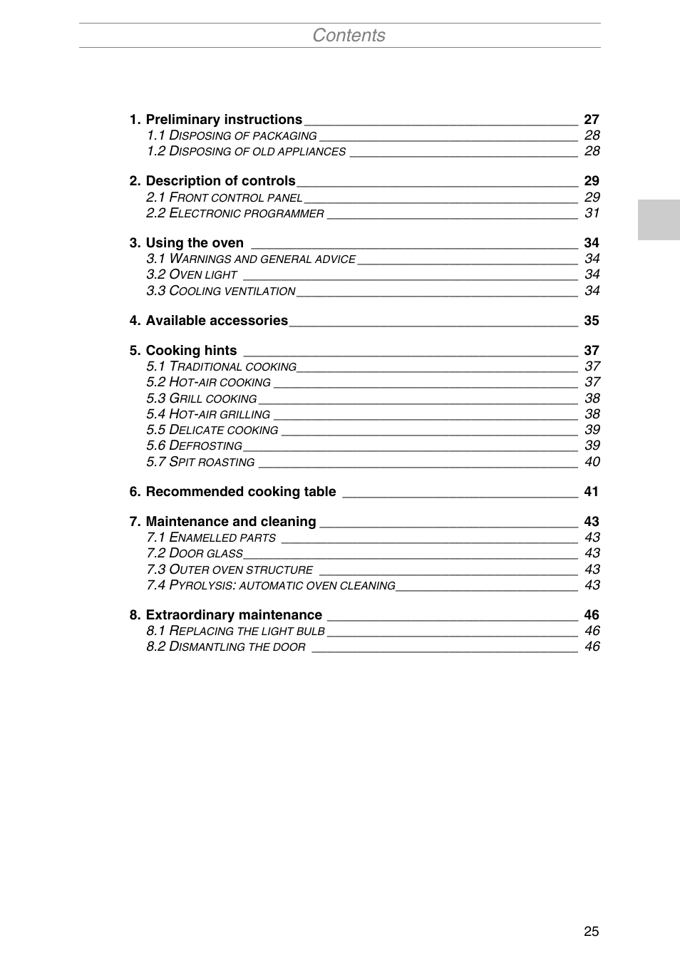 Smeg S2010MFB1 User Manual | 22 pages