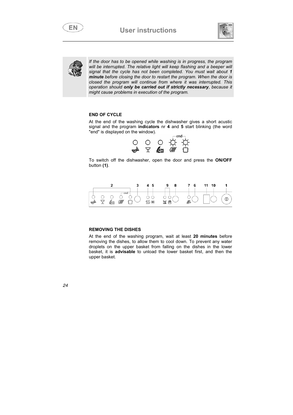 User instructions | Smeg ST1144 User Manual | Page 11 / 37