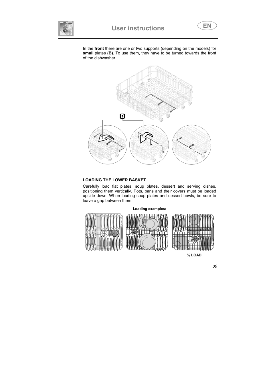 User instructions | Smeg ST1144 User Manual | Page 29 / 37