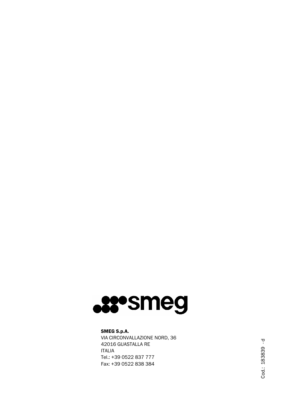 Smeg FME20EX3 User Manual | Page 19 / 22