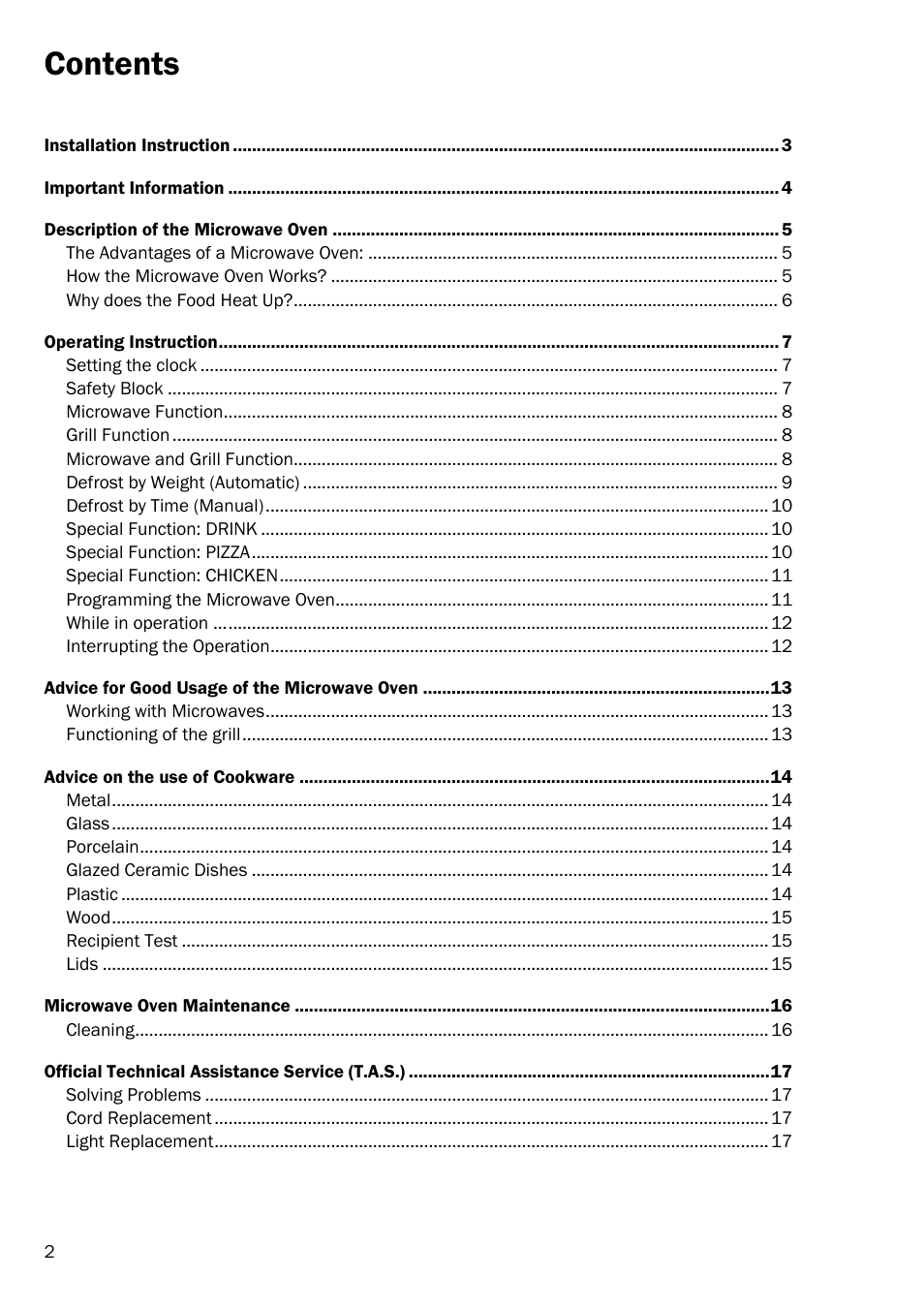 Smeg FME20EX3 User Manual | Page 3 / 22