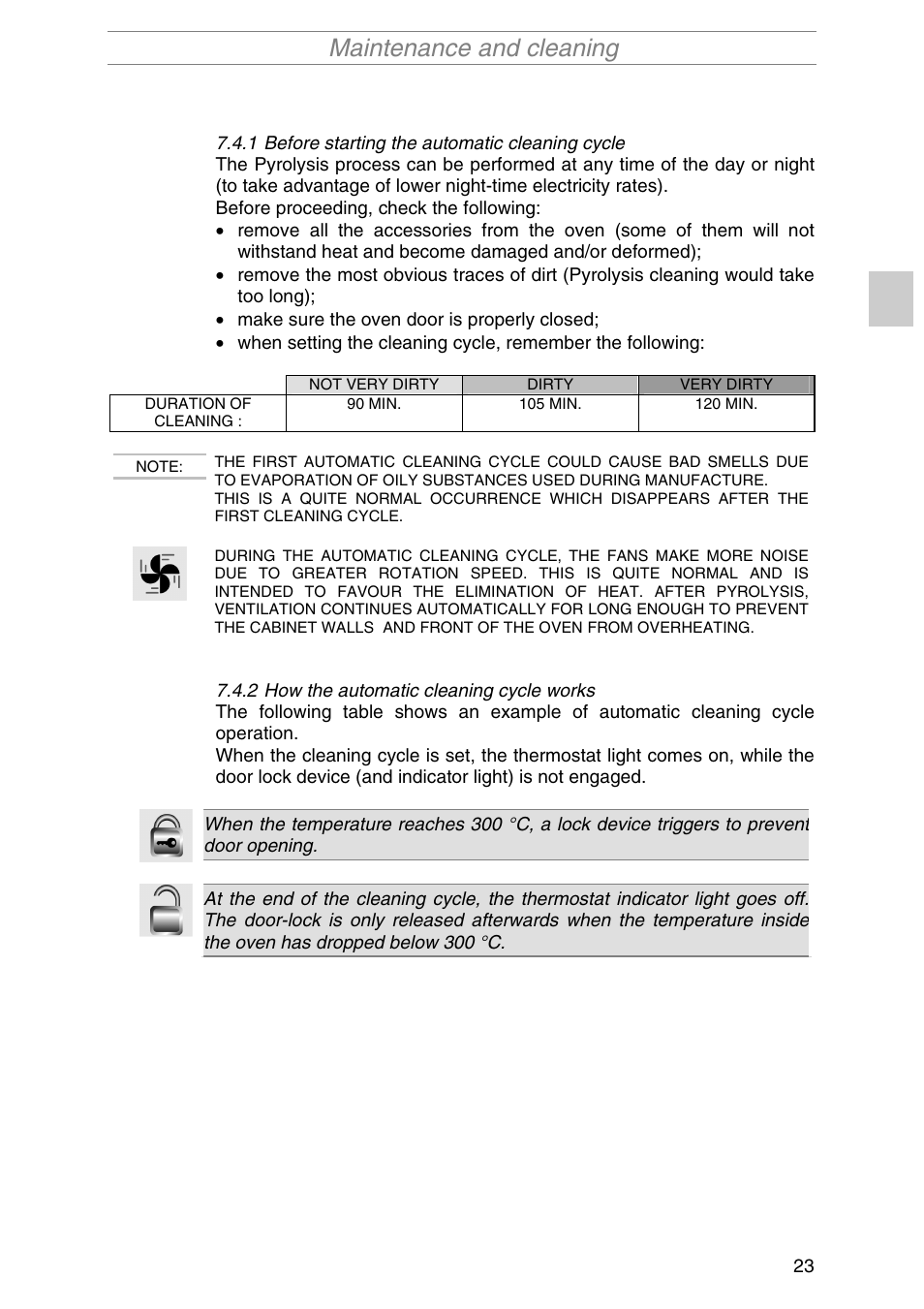 Maintenance and cleaning | Smeg SIL290X User Manual | Page 21 / 24