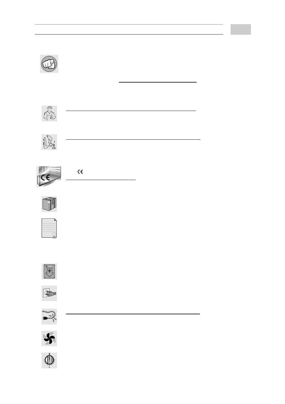 Preliminary instructions | Smeg SE1055MF User Manual | Page 3 / 24