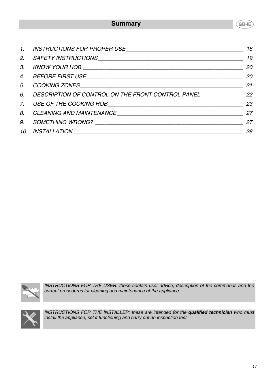 Smeg SE2641CX User Manual | 14 pages