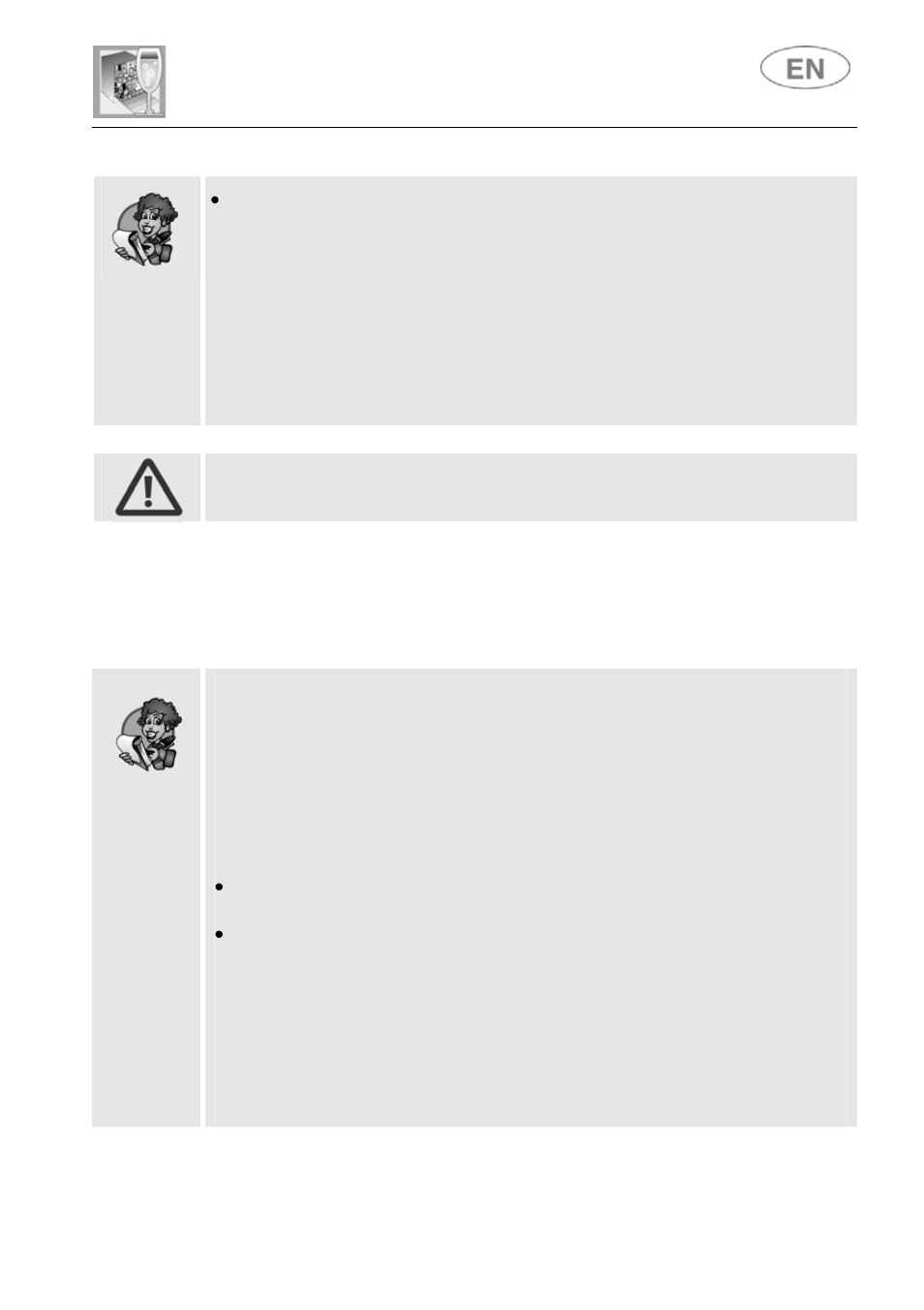 3 general warnings and recommendations, User instructions | Smeg ST4108 User Manual | Page 20 / 32
