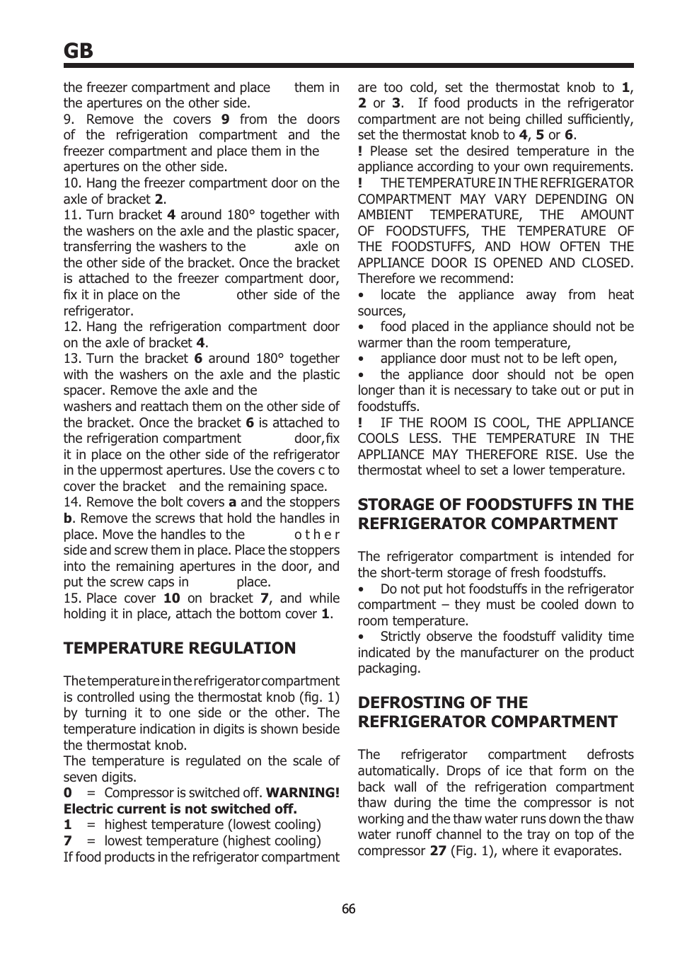 Smeg FC32AP User Manual | Page 10 / 13