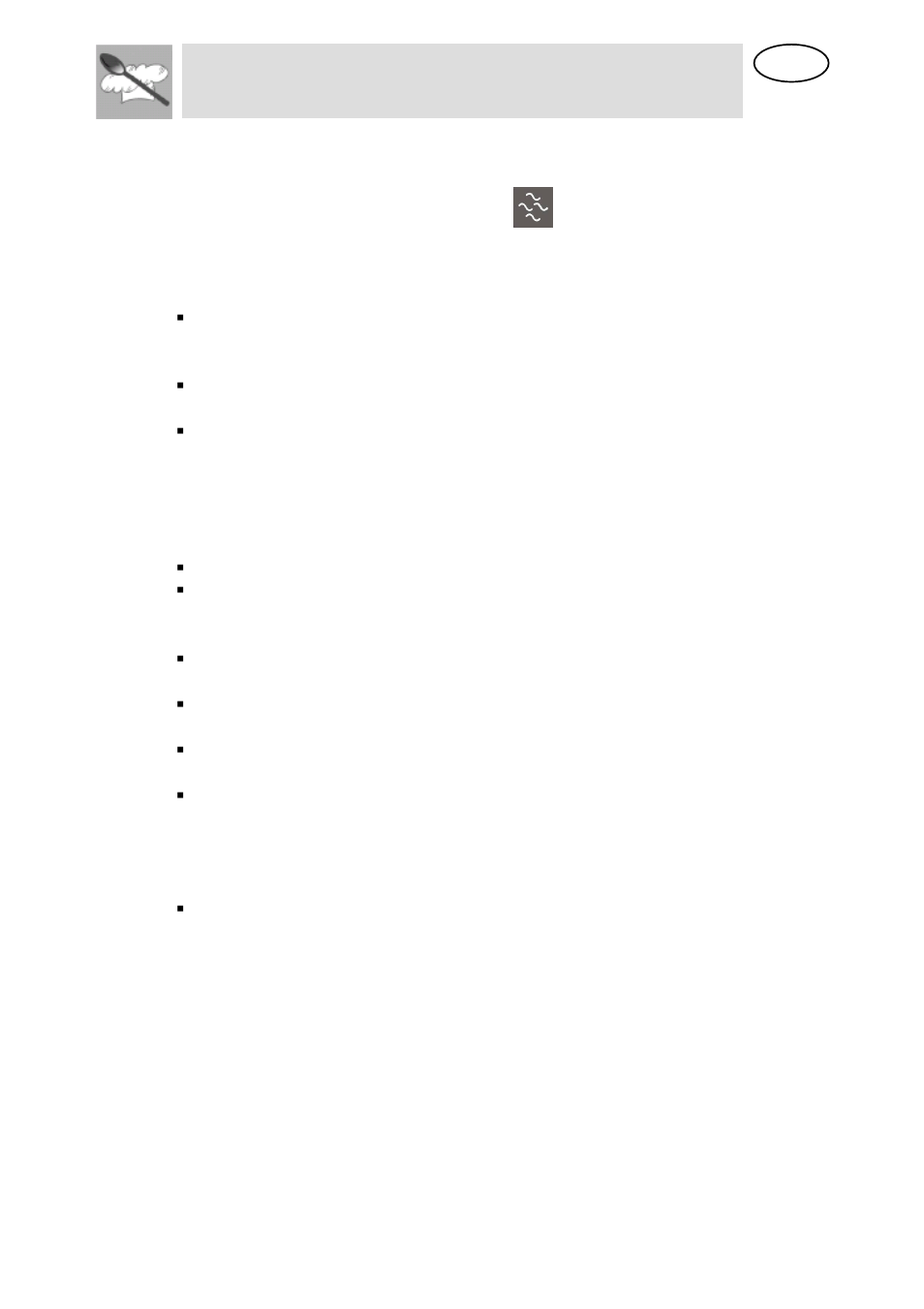 Instructions for the user, 9recommended cooking tables | Smeg S45MCX User Manual | Page 18 / 34