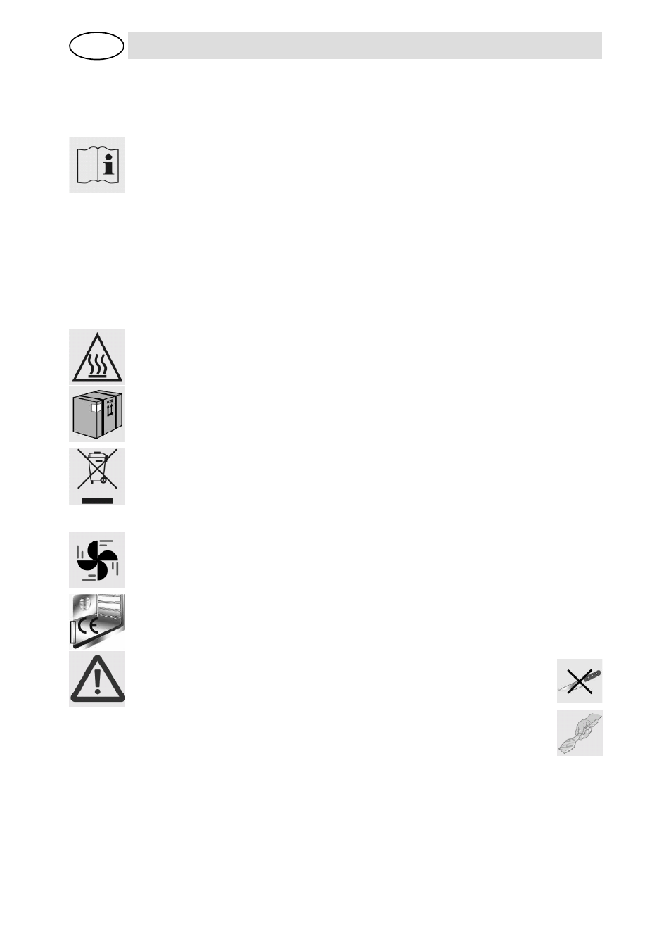 Precautions for use, 1precautions for use | Smeg S45MCX User Manual | Page 3 / 34