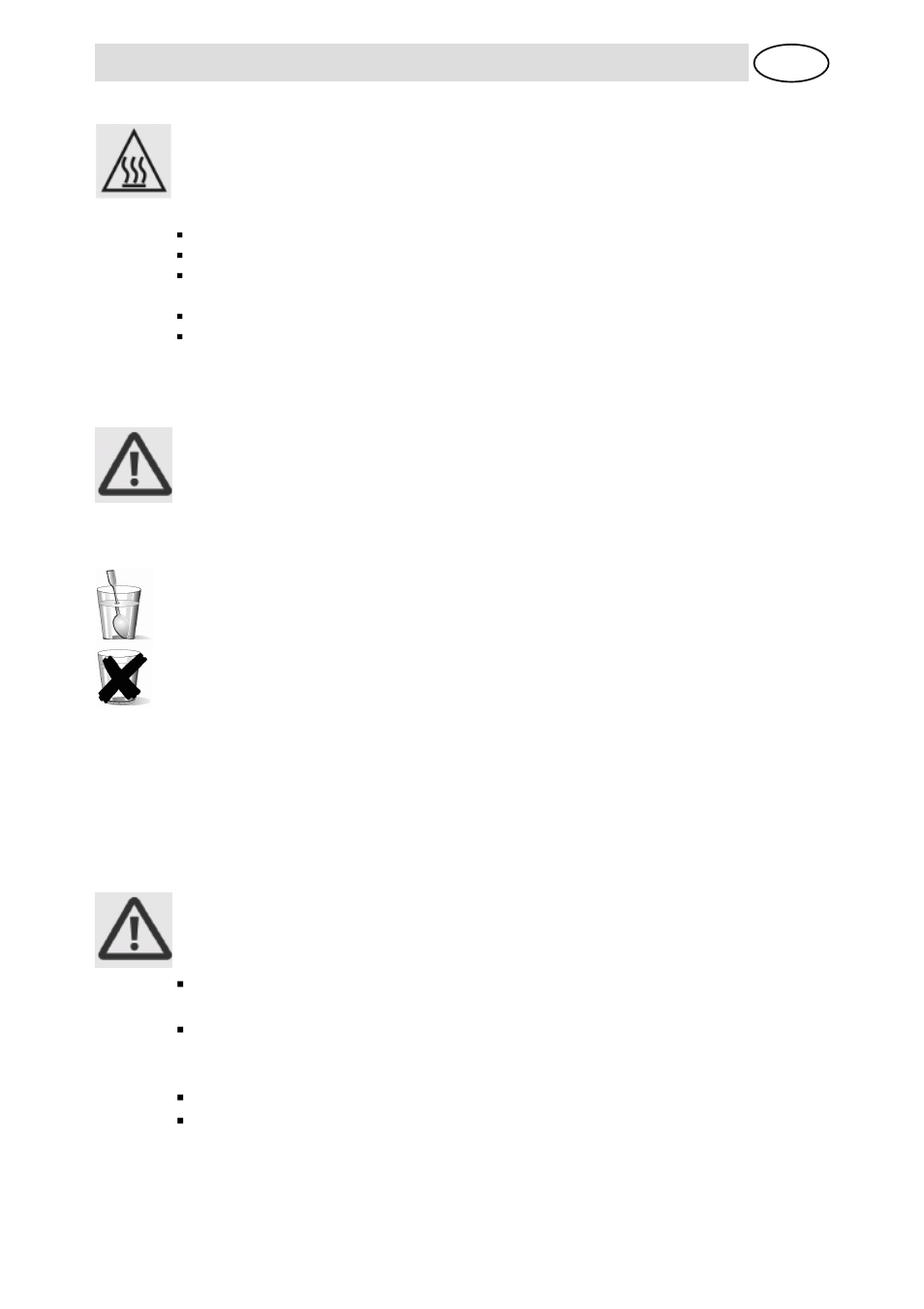 Safety precautions | Smeg S45MCX User Manual | Page 6 / 34