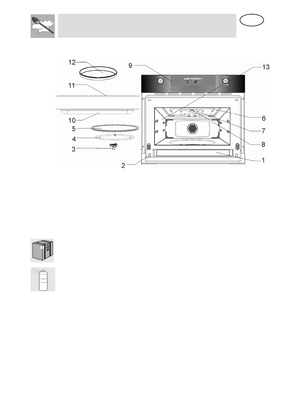 Instructions for the user, 4get to know your oven, 5before installation | Smeg S45MCX User Manual | Page 8 / 34