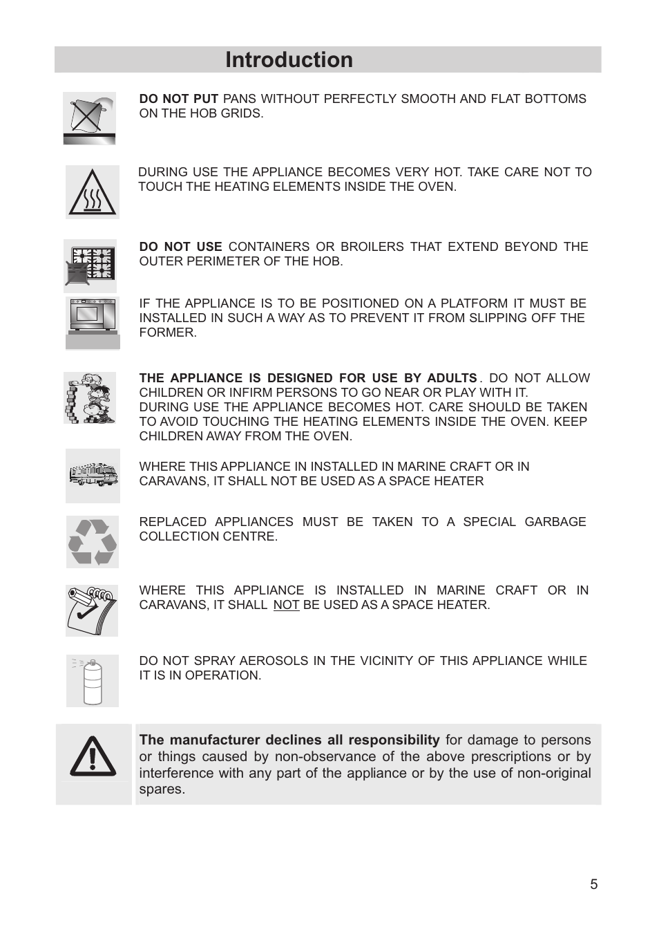 Introduction | Smeg FS60XNG User Manual | Page 3 / 36
