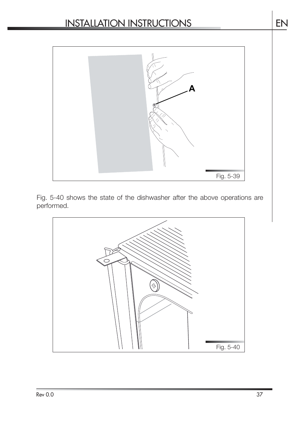 Installation instructions en | Smeg PLA8743X User Manual | Page 100 / 102