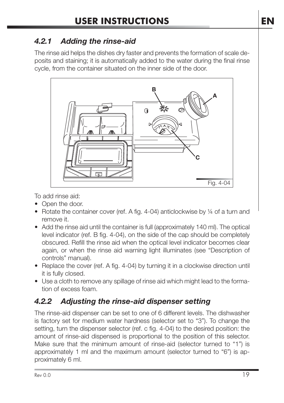 User instructions | Smeg PLA8743X User Manual | Page 41 / 102