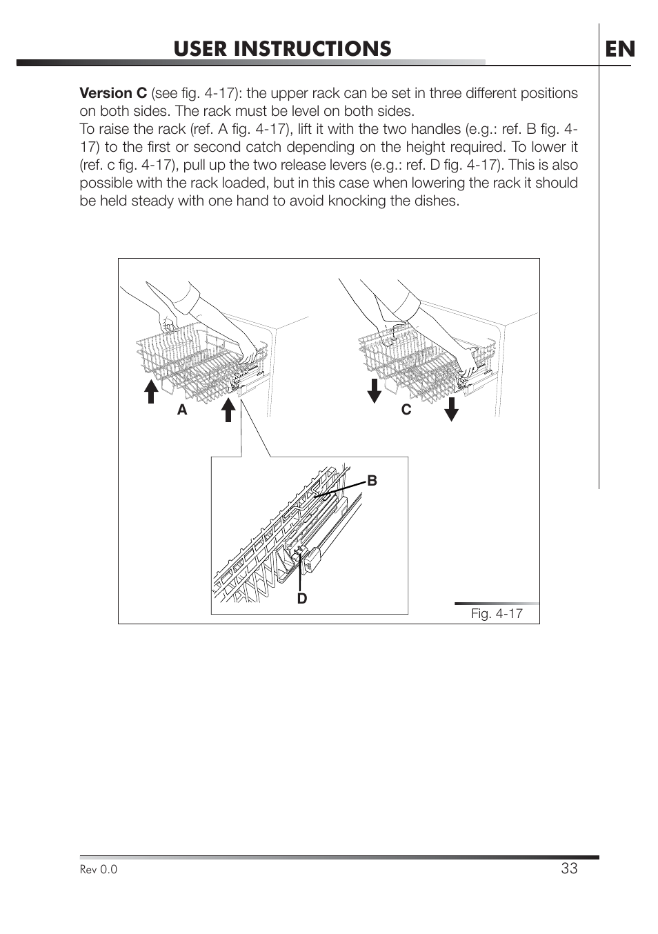 User instructions | Smeg PLA8743X User Manual | Page 55 / 102