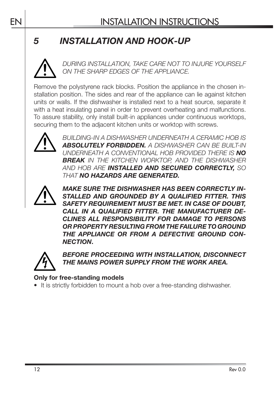 Smeg PLA8743X User Manual | Page 75 / 102