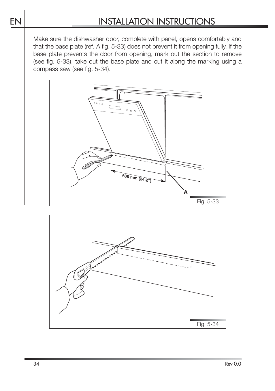 Installation instructions en | Smeg PLA8743X User Manual | Page 97 / 102