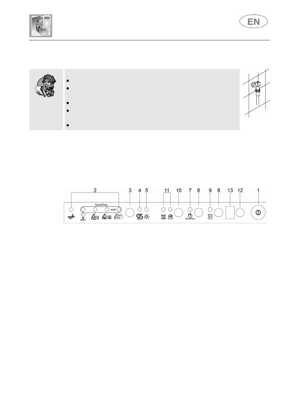 2 washing programs, User instructions | Smeg STA643PQ User Manual | Page 14 / 39