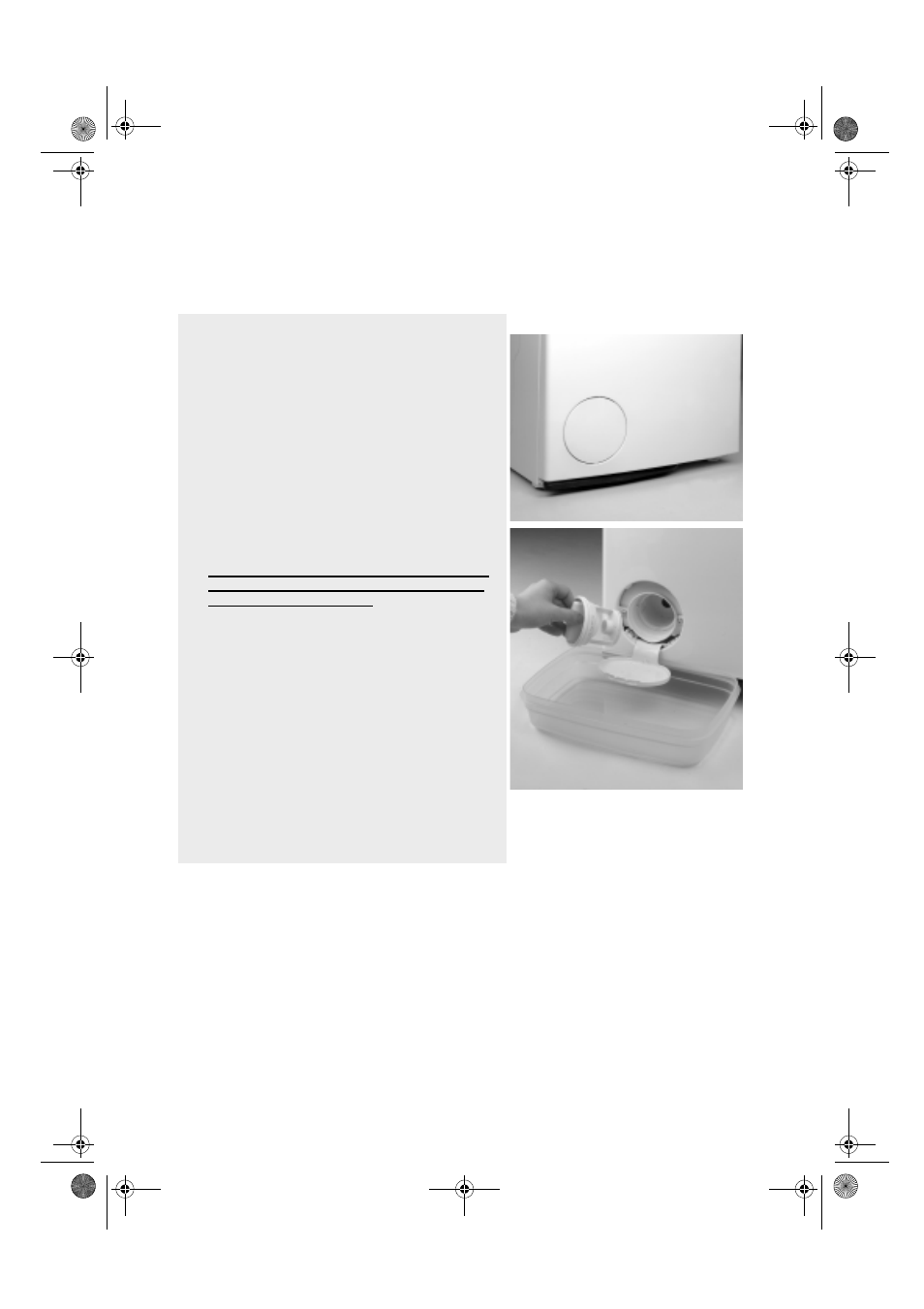 Cleaning the foreign body trap | Smeg S600TL User Manual | Page 9 / 20