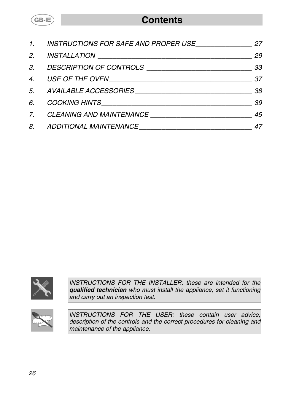 Smeg AP320X User Manual | 23 pages