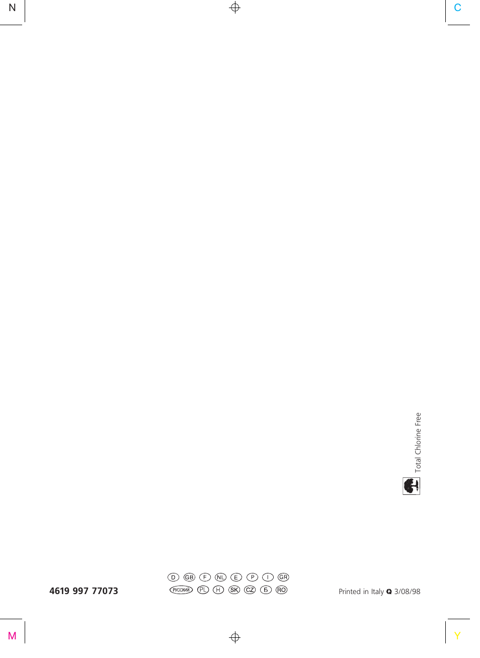 Smeg FR235A User Manual | Page 27 / 27