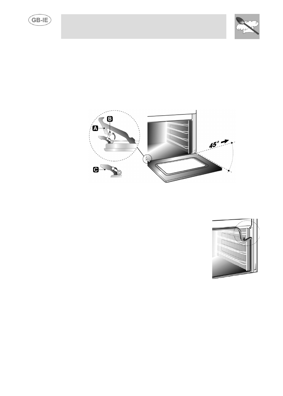 Removing the door, Oven door seal, Instructions for the user | Smeg SE598X-5 User Manual | Page 23 / 23