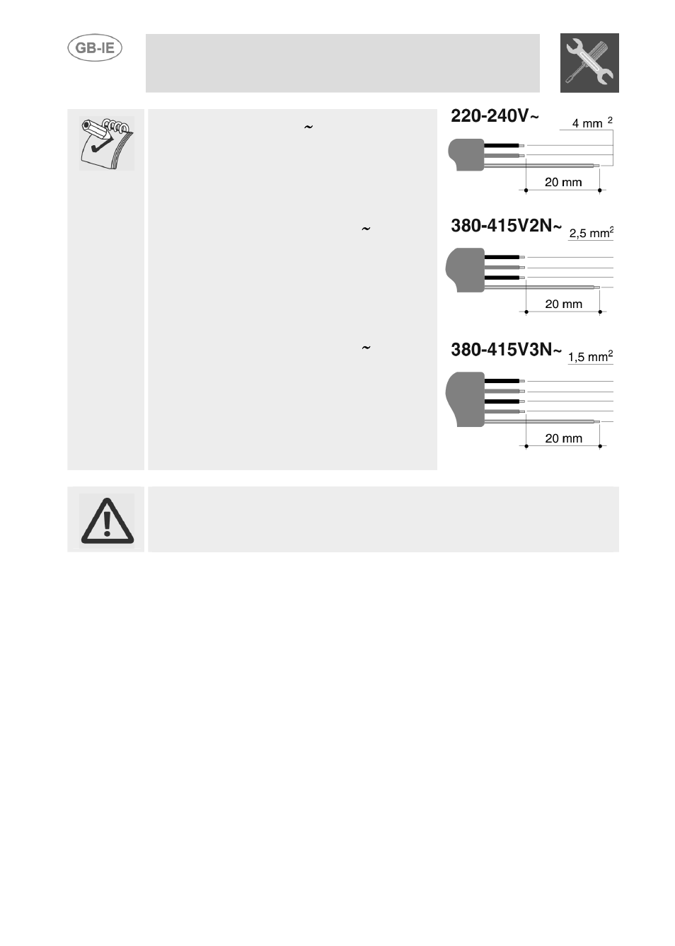 Instructions for the installer | Smeg SE598X-5 User Manual | Page 5 / 23