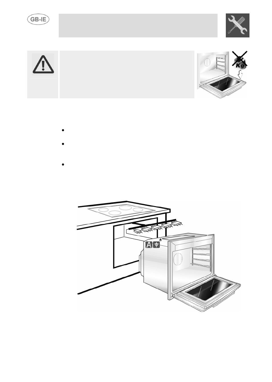 Connecting the hob to the oven, Instructions for the installer, 3 connecting the hob to the oven | Smeg SE598X-5 User Manual | Page 7 / 23