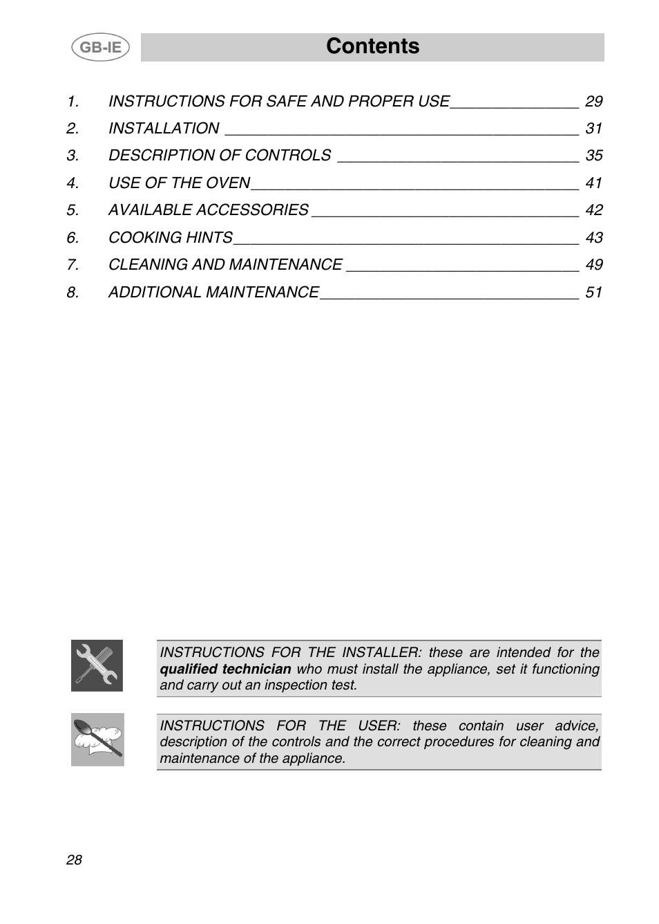 Smeg 910TB000 User Manual | 25 pages