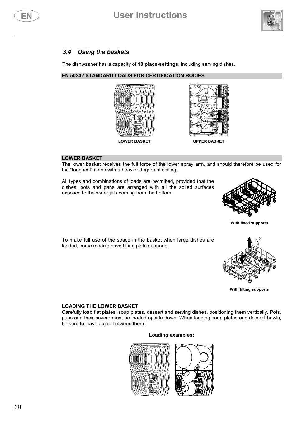User instructions | Smeg ST1107 User Manual | Page 21 / 28